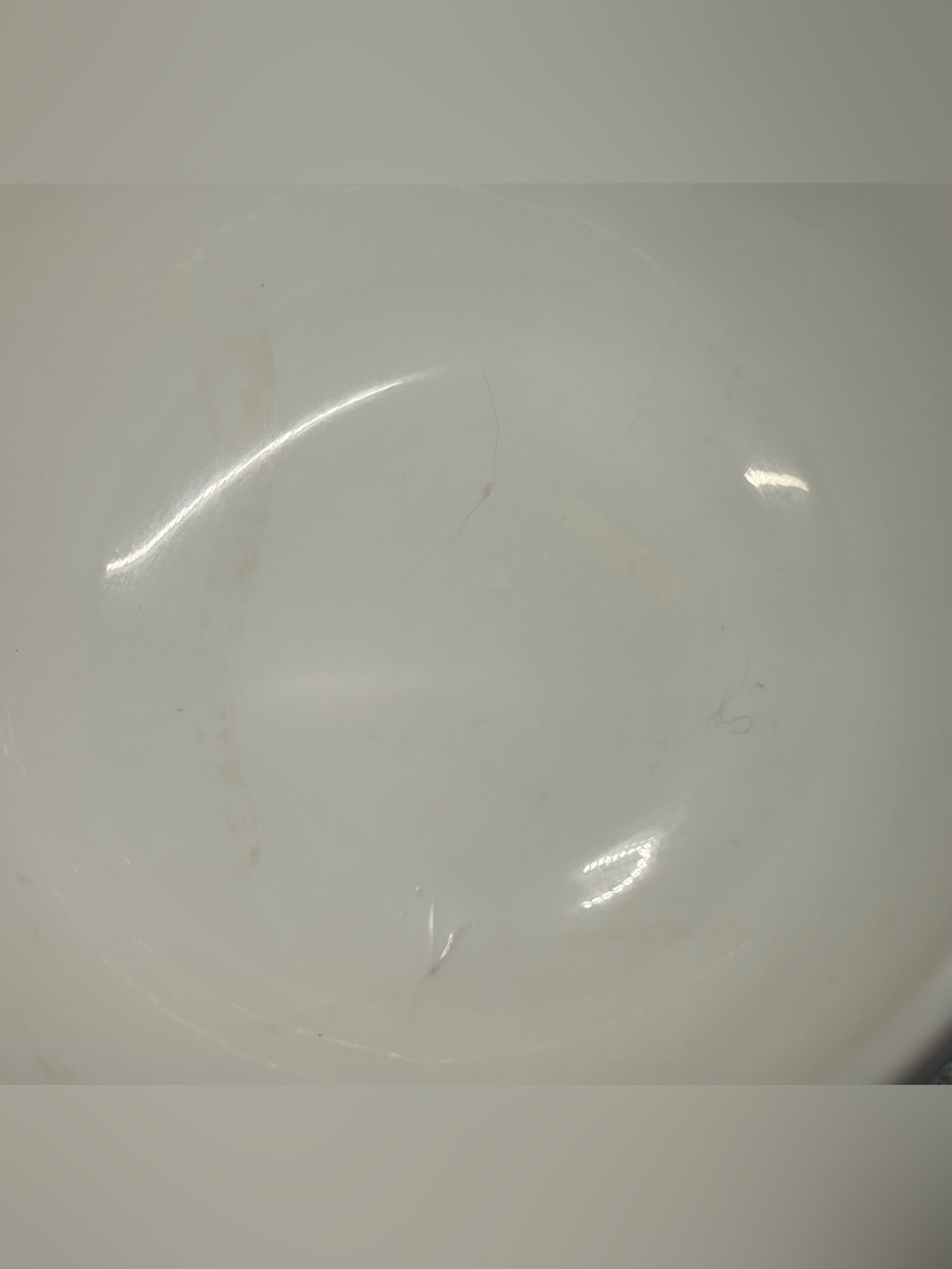 Vintage Indiana Glass Diamond Point Milk Glass 3-Footed Bowl (C) - Picture 9 of 9